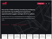 Tablet Screenshot of messekompaniet.no